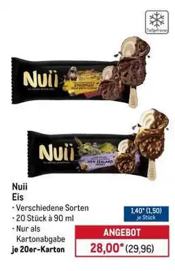 METRO NUII Angebot