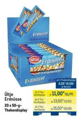 METRO ÜLTJE Erdnüsse Angebot