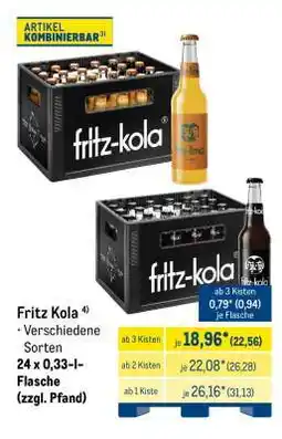 METRO Fritz-Kola Angebot