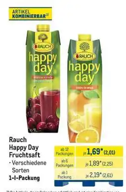 METRO Rauch Happy Day Fruchtsaft Angebot