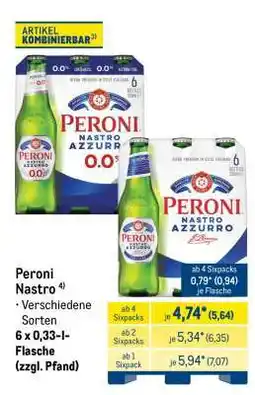 METRO Peroni Nastro Angebot