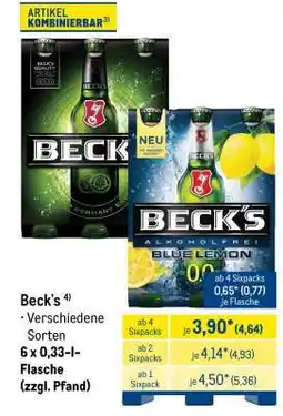 METRO Beck's Angebot