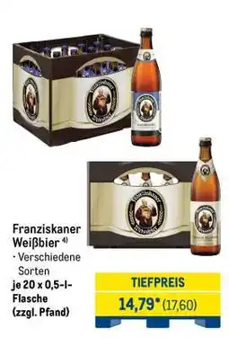 METRO Franziskaner Weissbier Angebot