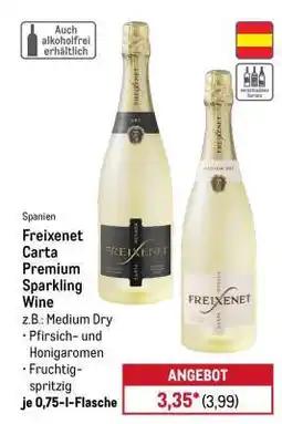 METRO Freixenet Carta Premium Sparkling Wine Angebot