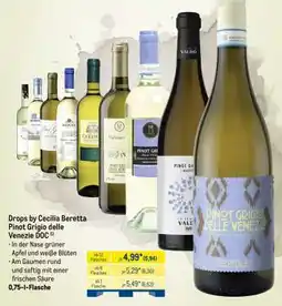 METRO Drops by Cecilia Beretta Pinot Grigio delle Venezie DOC Angebot