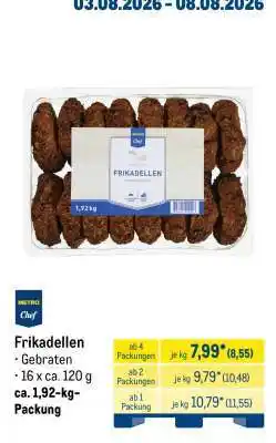 METRO Frikadellen Angebot