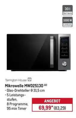 METRO Mikrowelle MWD25130 Angebot