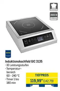 METRO Induktionskochfeld GIC 3135 Angebot