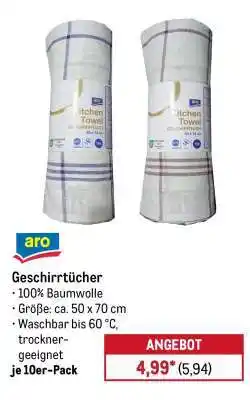 METRO aro Geschirrtücher Angebot
