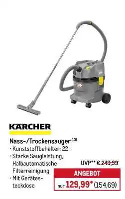 METRO Kärcher Nass-/Trockensauger Angebot