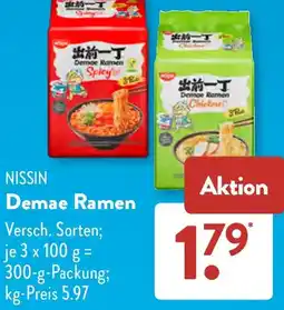 Aldi Süd NISSIN Demae Ramen Angebot