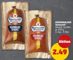 PENNY RÜGENWALDER Teewurst Angebot