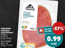 PENNY MÜHLENHOF Delikatess Lachsschinken Angebot