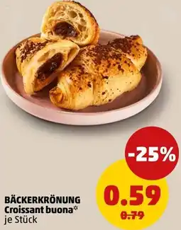 PENNY BÄCKERKRÖNUNG Croissant buona Angebot