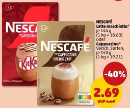 PENNY NESCAFÉ Latte macchiatto oder Cappuccino Angebot