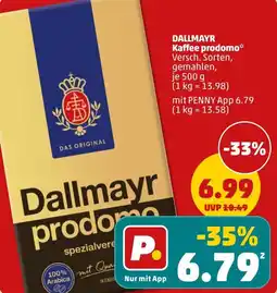 PENNY DALLMAYR Kaffee prodomo Angebot