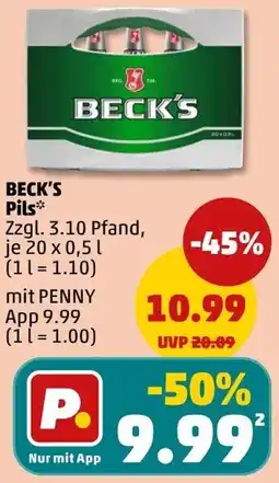 PENNY BECK'S Pils Angebot