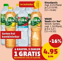 PENNY VOLVIC Touch oder Tee Angebot