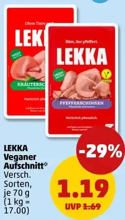 PENNY LEKKA Veganer Aufschnitt Angebot