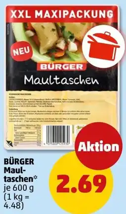 PENNY BÜRGER Maultaschen Angebot
