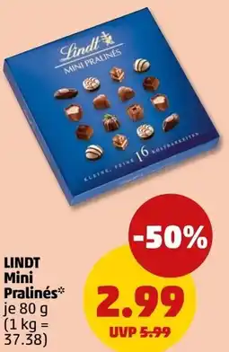 PENNY LINDT Mini Pralinés Angebot