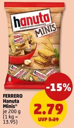 PENNY FERRERO Hanuta Minis Angebot