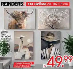 Zurbrüggen REINDERS Canvas Bilder ART WOOD Angebot
