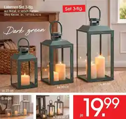 Zurbrüggen Laternen Set 3-tlg. Angebot