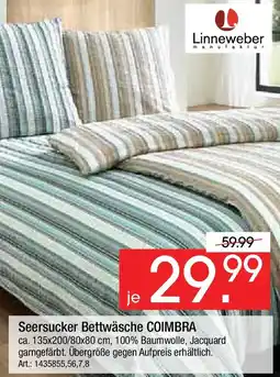 Zurbrüggen Linneweber Seersucker Bettwäsche COIMBRA Angebot