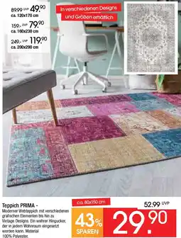 Zurbrüggen Teppich PRIMA Angebot