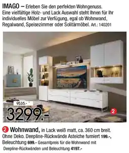 Zurbrüggen Wohnwand Angebot