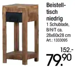 Zurbrüggen Beistelltisch niedrig Angebot