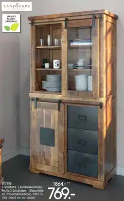 Zurbrüggen LANDSCAPE Vitrine Angebot