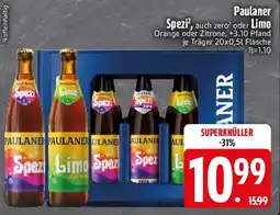 Edeka Paulaner Spezi, oder Limo Angebot