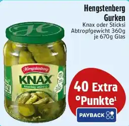 Edeka Hengstenberg Gurken Angebot