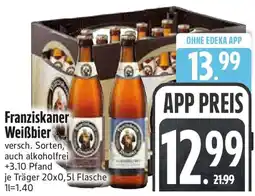 Edeka Franziskaner Weißbier Angebot