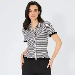 NKD Damen-T-Shirt mit Ringelmuster Angebot