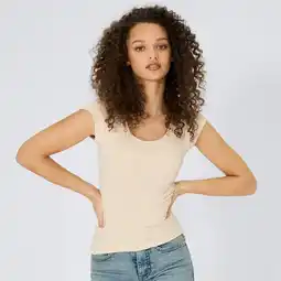 NKD Damen-T-Shirt mit hohem Modal-Anteil Angebot