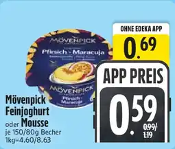 Edeka Mövenpick Feinjoghurt oder Mousse Angebot