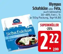 Edeka Olympus Schafskäse oder Feta Angebot
