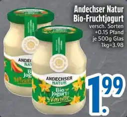 Edeka Andechser Natur Bio-Fruchtjogurt Angebot