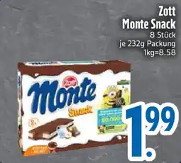 Edeka Zott Monte Snack Angebot