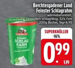Edeka Berchtesgadener Land Feinster Schlagrahm Angebot