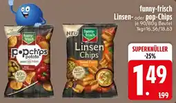 Edeka funny-frisch Linsen oder pop-Chips Angebot