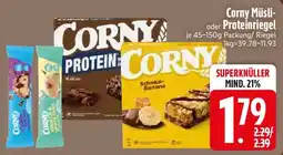 Edeka Corny Müsli oder Proteinriegel Angebot