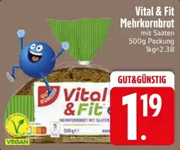 Edeka Vital & Fit Mehrkornbrot Angebot