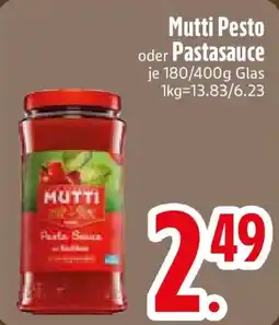 Edeka Mutti Pesto oder Pastasauce Angebot