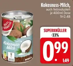 Edeka Kokosnuss-Milch Angebot
