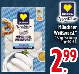 Edeka EDEKA Herzstücke Münchner Weißwurst Angebot
