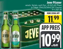 Edeka Jever Pilsener Angebot